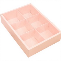 Boîtes cadeaux en carton personnalisées de luxe en gros avec fenêtre transparente pour bonbons, truffes, chocolats, sushis, sucre