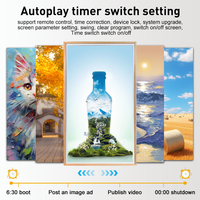 Cadre photo d'art à montage mural de 55/65 pouces en gros affichage numérique NFT avec écran Wifi 4K IPS