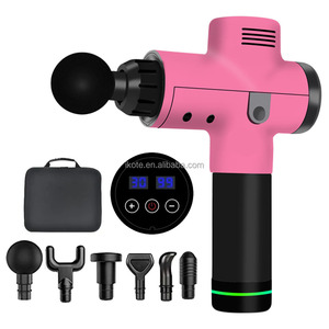 Meilleur pistolet de <span class=keywords><strong>massage</strong></span> <span class=keywords><strong>sportif</strong></span> à écran LCD à 30 vitesses Booster pour les tissus profonds avec vibrations Fascia Percussion pour des performances optimales - Product Image 1