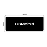 Large Size Keyboard Mat Gaming Mouse Pad Xxl Pad Black Custom Mouse Pad Play Mat Computer Software and Hardware for Office Home