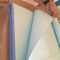 Meilleur prix A4 Image bleu papier d'impression pour ordinateur 3 feuilles NCR 1 2 3 plis papier d'imprimante de copie autocopiant continu