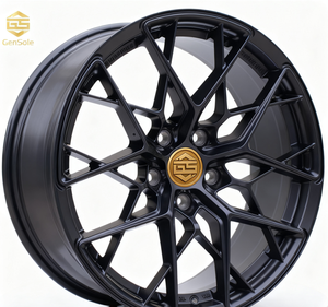 Cerchioni forgiati prezzo di fabbrica 16 17 18 19 20 21 22 pollici nero opaco 5x112 5x114.3 5x120 cerchi auto in lega di alluminio - Product Image 5