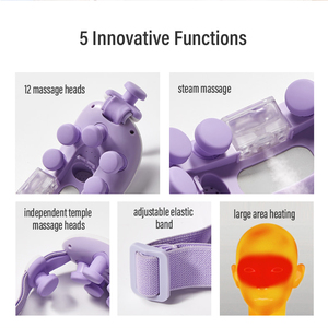 Masajeador de Ojos Eléctrico Relajante con Vibración, Recargable, Inteligente, con Vapor Atomizado y Música Bluetooth, Venta al por Mayor - Product Image 3
