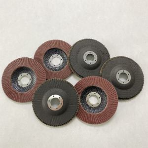 Wirtschaftliche Rote Aluminiumoxid-Lamellenschleifscheibe für Metallpolitur - Product Image 5