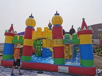 Enfants populaires 3d gonflable Mickey fête thème sautant château plein d'entrain gonflable videur cavalier pour la publicité d'amusement