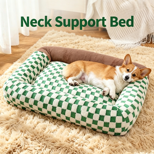 Checkerboard Square <b>Nest</b> Soft Large Pet <b>Bed</b> Deep Sleep Cat <b>Nest</b> Dog <b>Nest</b> Winter Warm Pet Pad Cross Border - Product Image 5