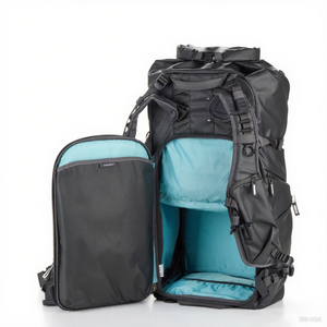 Ba lô máy ảnh du lịch cỡ lớn bằng nylon, túi đựng thiết bị máy ảnh chuyên nghiệp, ba lô máy ảnh kỹ thuật số SLR và máy quay video tùy chỉnh - Product Image 4