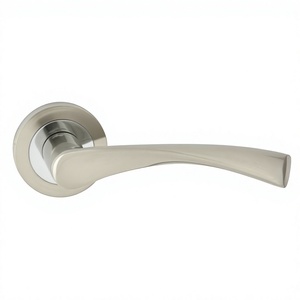 Juego de Cerradura de Embutir Moderna de Alta Calidad Doorplus, Manija de Puerta Interior de Acero Inoxidable, para Dormitorio, Baño, Villa, Hotel, Fácil de Usar - Product Image 4