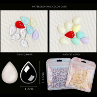 Vente en gros de vernis à ongles en forme de goutte d'eau pour salon de manucure Pointes d'affichage de couleur ongles artificiels Conseils pratiques Tableau des couleurs des ongles