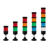 ONN-M4F 1-5 couches ont mené la lumière RYGBW 12/24/220v de pile de tour de signal