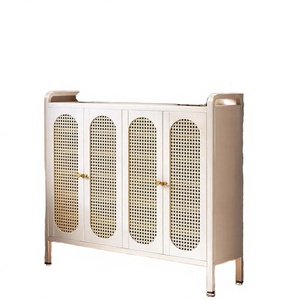 Modern Steel Storage <b>Cabinet</b> 2 Drawers 2 Compartments Home Furniture <b>for</b> <b>Small</b> Apartment <b>Living</b> <b>Room</b>- Bedroom Hotel Villa Dining - Product Image 4