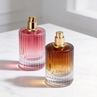 Flacon pulvérisateur en verre de luxe 20/50 ml avec logo personnalisé, hermétique et anti-fuite, pour cosmétiques, soins de la peau, recharge et voyage