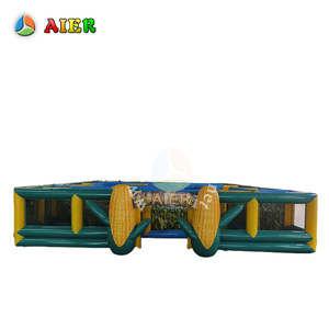Parcours d'obstacles <span class=keywords><strong>gonflable</strong></span> géant en forme de maïs pour l'extérieur, idéal pour les fermes - Direct Usine - Product Image 1