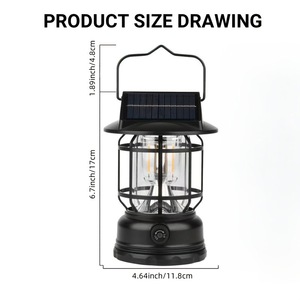 BaiFeng <b>Camping</b> <b>Lantern</b> 6W <b>LED</b> ABS Material Rechargeable Battery Outdoor Lighting - Product Image 3