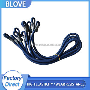 Cordon élastique réglable en latex noir KALUEN de 10 mm et 1,2 mètres pour trampoline, corde extensible - Product Image 5