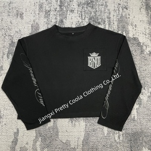 MT1405 <span class=keywords><strong>T</strong></span>-<span class=keywords><strong>Shirt</strong></span> Personalizzata a Manica Lunga in 100% Cotone a Maglia Waffle con Taschino sul Petto <span class=keywords><strong>Stampa</strong></span> <span class=keywords><strong>Digitale</strong></span> da Uomo Effetto Usurato dal Taglio Ampio - Product Image 2