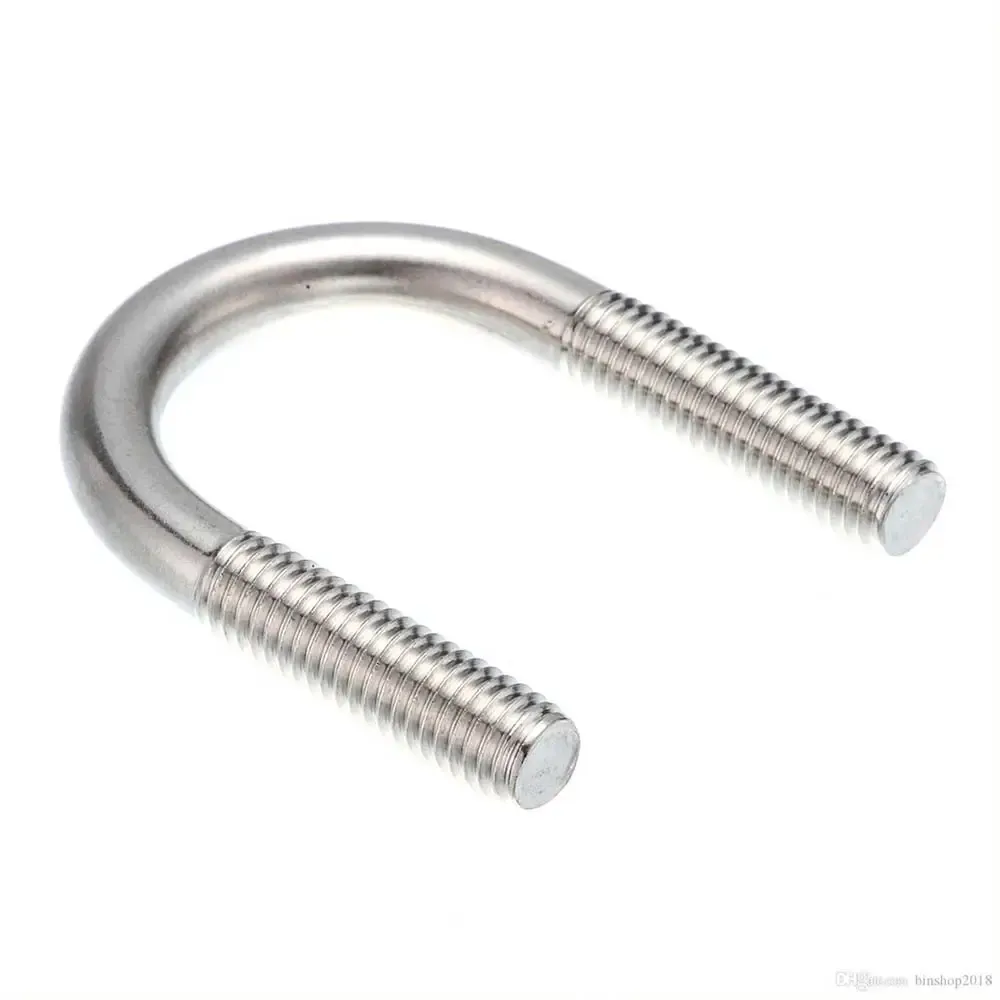 Top quality Custom Galvanized U Bolt Auto Part Trailer U-bolt Nut Pipe Clamp High Strength Stainless Steel U Bolt