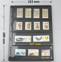 Pages de billets de banque noires PCCB Feuilles de timbres professionnels