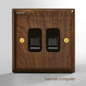 Hôtel-villa rétro personnalisé en bois fait main avec prise USB et interrupteur lumineux |   interrupteur mural - Product Image 6