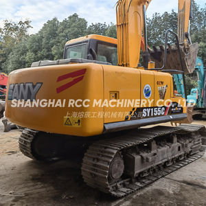 Excavadora de orugas Sany SY155C Midi de 15,5 toneladas usada, horas de trabajo bajas, buen estado con motor de bomba de núcleo, motor de caja de cambios incluido - Product Image 5