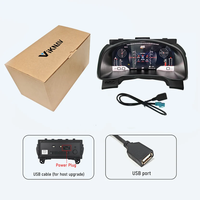 13 " Linux Car Digital Cluster Dashboard untuk Honda Fit 2014-2020 Layar LCD Speedometer Virtual Upgrade Layar Kokpit Virtual