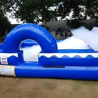 Piscine gonflable commerciale en PVC bleue de 20x20 pieds pour enfants, idéale pour la location, les fêtes, les événements aquatiques, imperméable