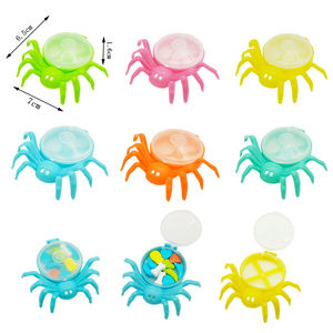 Mini animales de araña de dibujos animados, dispensador de contenedores de juguetes de dulces vacíos para dulces duros a granel - Product Image 6