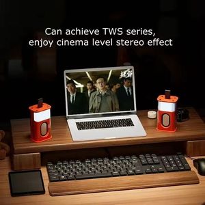 ลำโพงเบส ซับวูฟเฟอร์ TWS ลำโพงปาร์ตี้แบบพกพา ไฟ RGB ดีไซน์เมคคา ลำโพงไร้สาย - Product Image 3