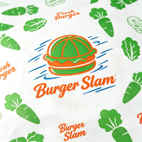 Kertas Roti Sandwich Hamburger Anti Minyak, Kertas Pembungkus Makanan, Kertas Parchment A4 A3, Harga Pabrik