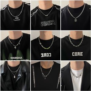 십자가 티타늄 스틸 변색 없음 라이트 럭셔리 힙합 펑크 올매치 고급스러운 느낌 쿠바 체인 목걸이 - Product Image 3