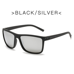 Gafas <span class=keywords><strong>de</strong></span> Sol Unisex Modernas y Elegantes Egaudi BS18386 con Protección UV400, Montura <span class=keywords><strong>de</strong></span> PC, <span class=keywords><strong>Lentes</strong></span> Acrílicas, Montura Cuadrada Azul Gris con Acabado Negro - Product Image 3