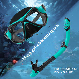 XIALE قناع وجه للغوص والعدسات الزجاجية المريحة مع ميزة غطس مضادة للضباب وتصميم مقاوم للتسرب - Product Image 2