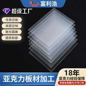 Feuille acrylique haute transparence Fuli Hiro, épaisseur 1-100 mm, découpe laser, gravure, panneaux personnalisés - Product Image 4
