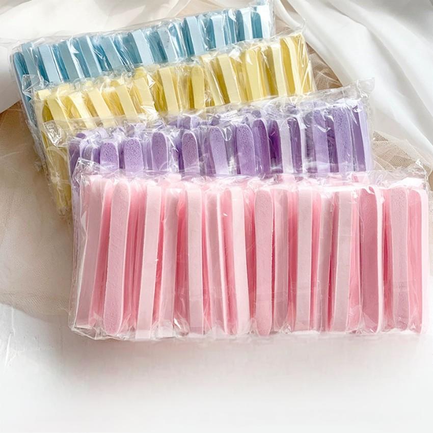 Хит продаж, 100 шт., губка PVA, сжатая отшелушивающая Очищающая губка для лица, инструменты для очистки макияжа