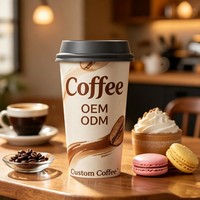 Café prêt à boire à la saveur de chocolat riche, moka, en vente en gros, étiquette privée personnalisée, pour distributeur automatique