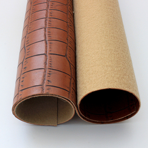 <span class=keywords><strong>Tissu</strong></span> <span class=keywords><strong>fantaisie</strong></span> en similicuir crocodile de couleur unie résistant à l'eau pour la fabrication de portefeuilles - Product Image 3