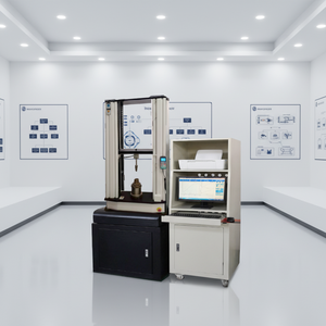 เครื่องทดสอบแรงดึงอัตโนมัติแบบไฮดรอลิกอเนกประสงค์ SKZ SKZ0154 100kN รับปรับแต่งได้ รองรับแรงดึงสูงสุด - Product Image 1