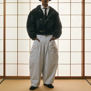 Nhà sản xuất áo khoác bomber có mũ, khóa cài tùy chỉnh, móc áo, khóa lính cứu hỏa, vải bố, quần áo bảo hộ thợ mộc, áo khoác công nhân Detroit dành cho nam - Product Image 2