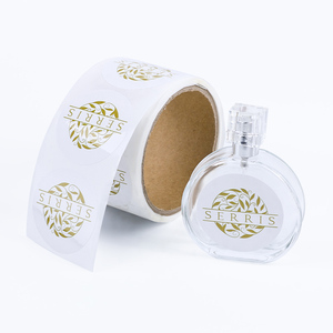 Printing Waterproof Print Drop Liquid Adhesive Packaging logo Sticker Dropper Custom Cosmetic Essential Oil Label for Bottle
