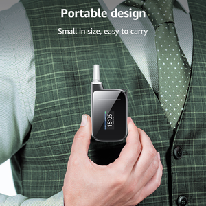 เครื่องตรวจวัดแอลกอฮอล์ในลมหายใจ Airsemse H3 พร้อมเซ็นเซอร์เซลล์เชื้อเพลิง ช่วงการตรวจจับ BAC/แอลกอฮอล์ที่กว้างขึ้น สีที่ปรับแต่งได้ รวมแบตเตอรี่ - Product Image 4