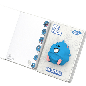 Cuaderno con Espuma Viscoelástica Estampada de Monstruos Extraños de EE. UU., Encuadernación Cosida, Regalo con 6 Monstruos Únicos, Diario Sensorial Suave, Creativo y Adorable - Product Image 6