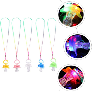 Led nhấp nháy Còi núm vú hình dạng ánh sáng lên tiếng còi Vòng cổ bên đồ chơi trẻ em Đồ chơi cho thể thao dây cắm trại buổi hòa nhạc thanh - Product Image 6