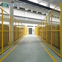 Clôtures de sécurité pour ateliers industriels, clôture en acier à faible teneur en carbone soudée, clôture amovible, équipement de protection galvanisé antirouille
