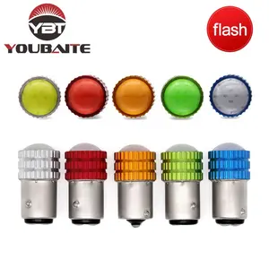 12V araba motosiklet flaş LED otomatik geri ışık ampul 1156 1157 S25 COB fren lambası dönüş sinyali ampul