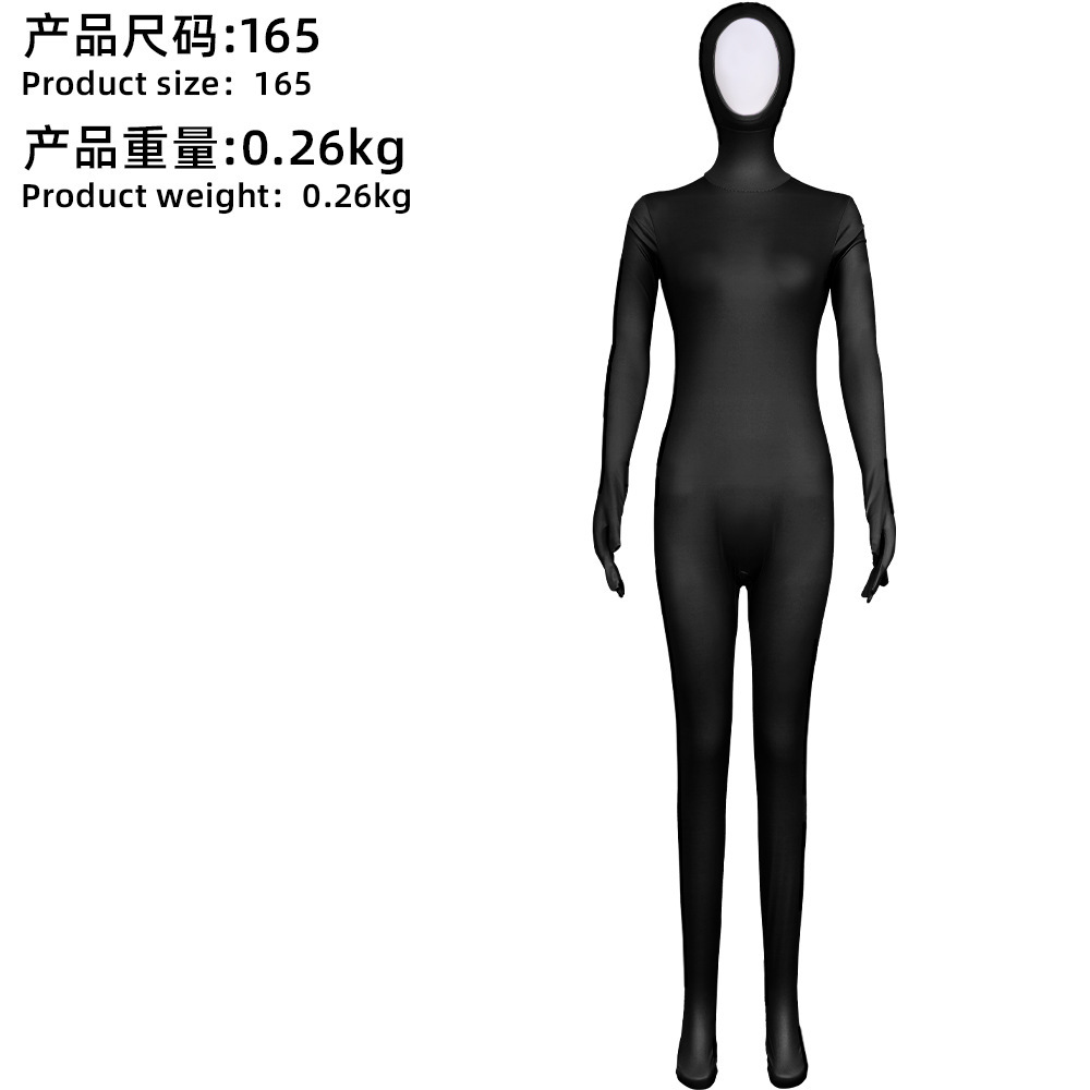 Black - Unisex style with hands, feet, and face shown