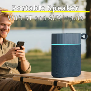 Altavoz portátil para exteriores a prueba de agua IPX6 de 40W con iluminación LED RGB Fácil de llevar Gabinete de plástico de 4000mAh 2,1 Barra de sonido - Product Image 3