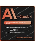 Service d'abonnement officiel Claude4 Max Pro - Produit Internet d'IA Claude