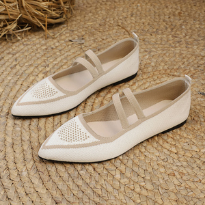 Chaussures plates décontractées grande taille pour femme, style tendance, respirantes, à enfiler, pour l'été et l'automne - Product Image 5