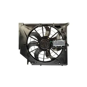 Conjunto de Motor de Ventilador de Refrigeración del Radiador y Condensador de Aire Acondicionado para E46 316 <span class=keywords><strong>318</strong></span> 320 323 325 328 330 OEM 17117561757 17117510617 17117525508 - Product Image 1
