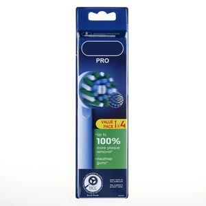Professional Clean Replacement Brush <b>Heads</b> Advanced Bristle Technology Oral Hygiene Care Value Set 4 Pack <b>Toothbrush</b> <b>Heads</b> - Product Image 2